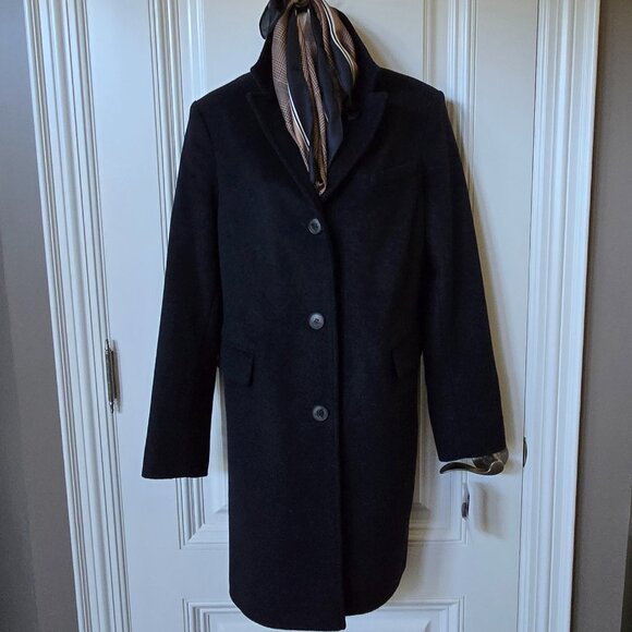 Ralph Lauren Black Label NWT Wool Blend  Regal Navy Reefer Coat - Picture 2 of 13